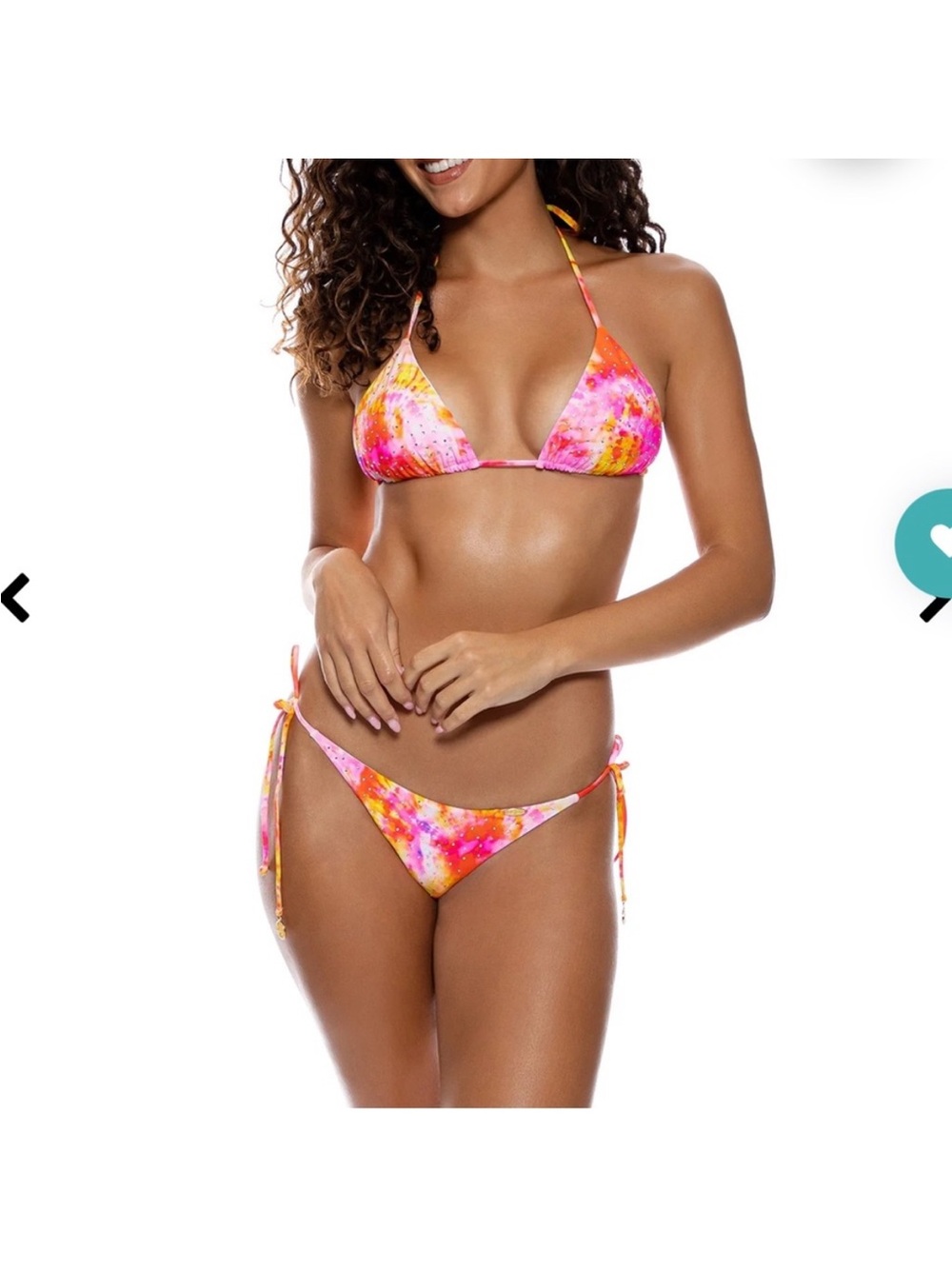 Luli Fama retro dream bikini set. XS. NWT